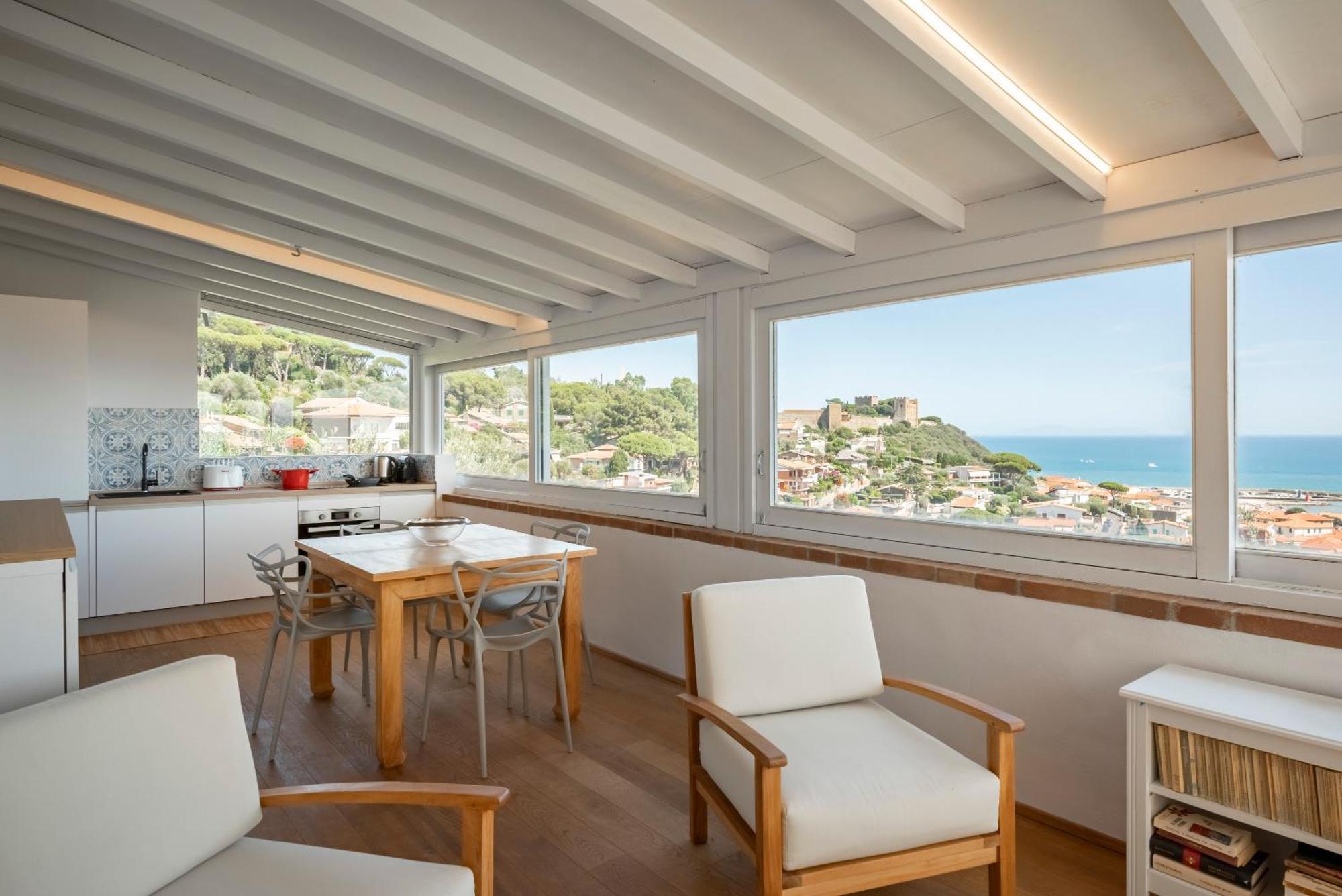 Villa Con Giardino Vista Mare Castiglione della Pescaia Exteriör bild